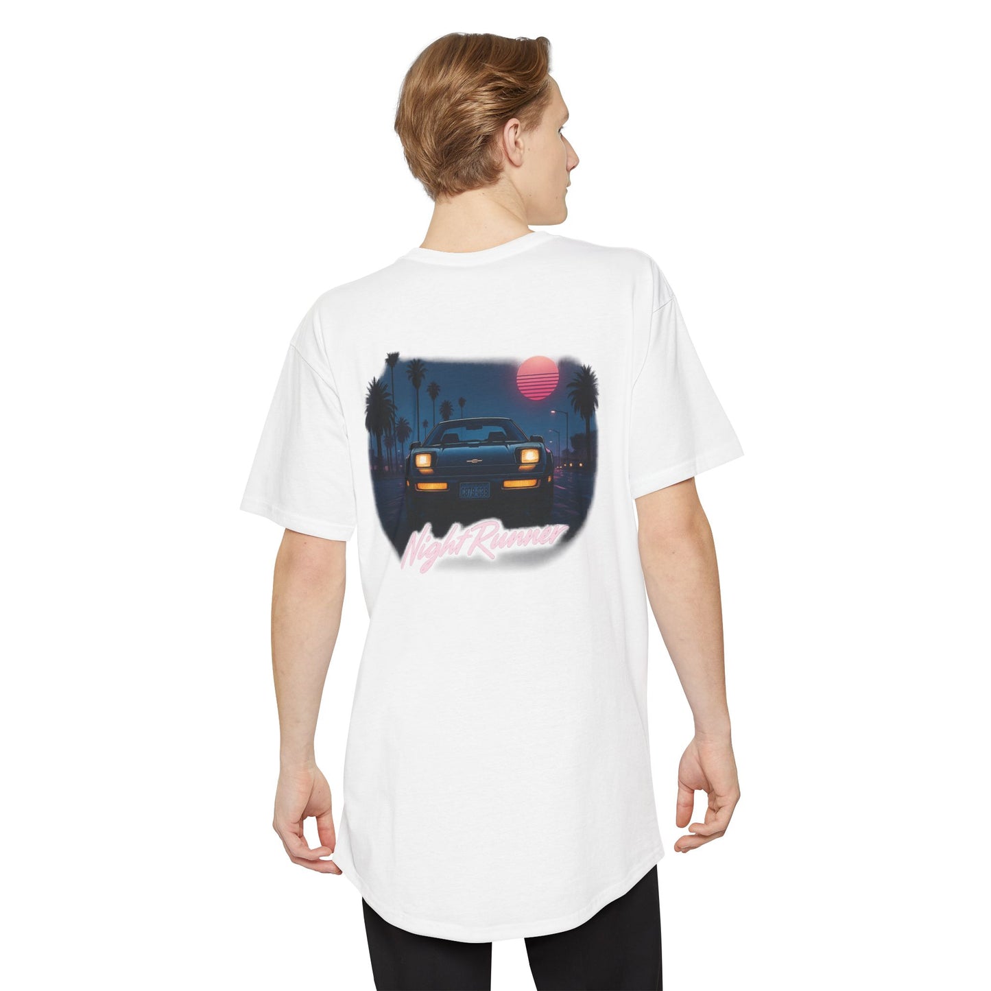 80's Inspired Long Body Tee